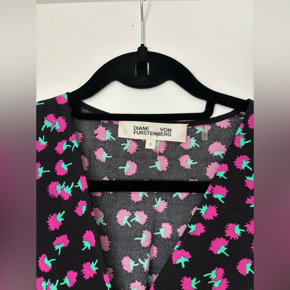 DVF Floral wrap dress